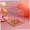 Abaodam Transparent Cube Piggy Bank Desktop Coin Container for Home Use Creative Saving Box for Adults Unique Educational Money Saver Gift Compact Design view 4