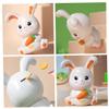ADOCARN Plastic Bunny Piggy Bank for Cute Rabbit Coin Bank with Large Capacity Tabletop Decoration for Birthday Gift to Cultivate Saving Habits view 2