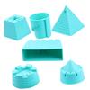 Abaodam 6pcs Beach Set with Sand Excavating Tools Lightweight Plastic Playset for Boys and Educational and Creative Outdoor Fun Random Colors Random Color view 1