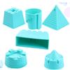 Abaodam 6pcs Beach Set with Sand Excavating Tools Lightweight Plastic Playset for Boys and Educational and Creative Outdoor Fun Random Colors Random Color view 2