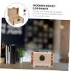 Abaodam Creative Wooden Money Container for Compact Multi Bank Storage Box DIY Coin Holder Educational Money Saving Premium Healthy Wood Design view 4