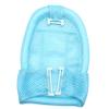 MOBUTOFU Adjustable Shower Mesh Bath Seat Net with Breathable Soft Mesh Fabric Skid Blue Bath Mat Support for Newborns Fits Various Tub Easy Installation and Secure Safety Design view 1