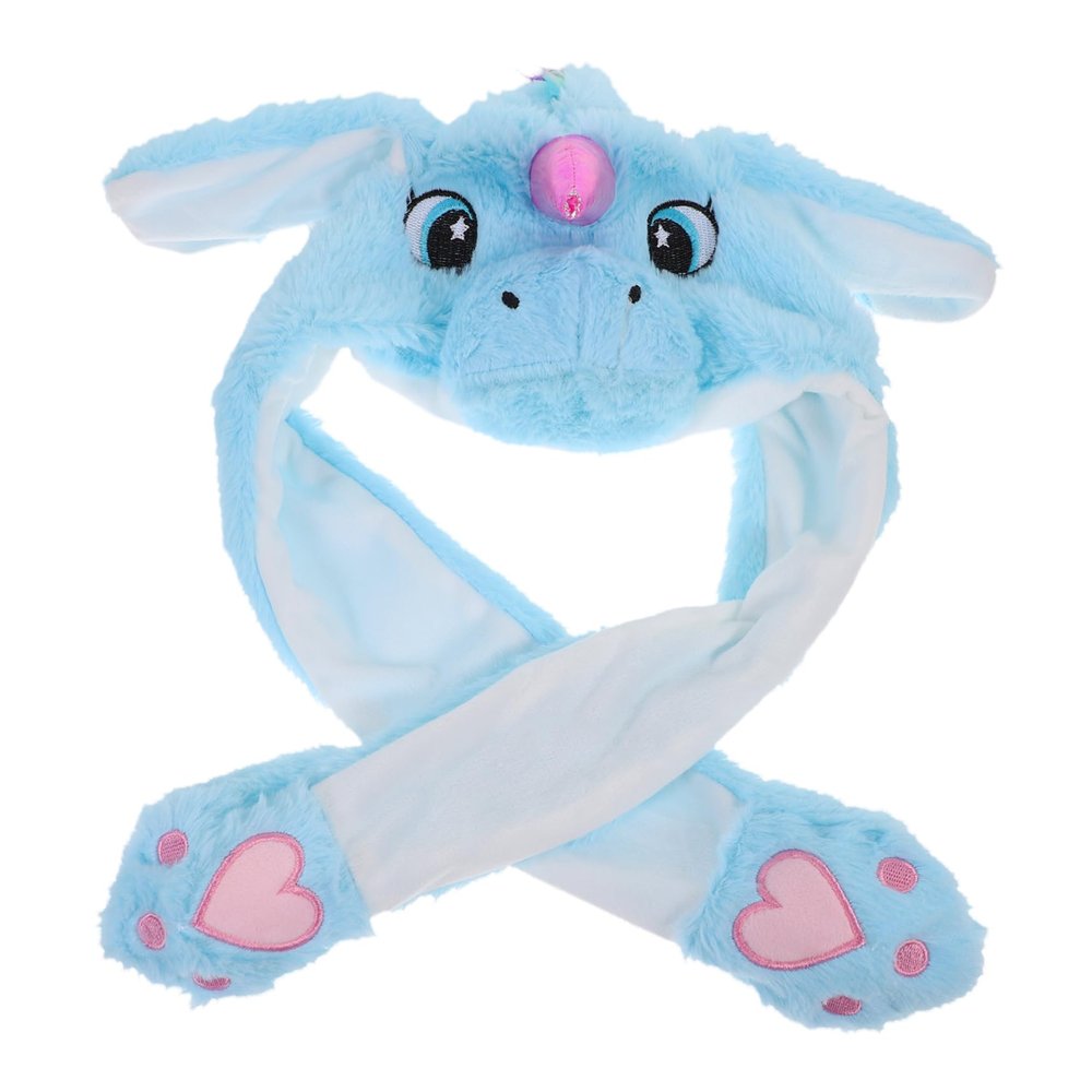 BESPORTBLE Adorable Moving Ear Unicorn Hat Cap Soft Warm Funny Party Christmas Easter Winter Festivals
