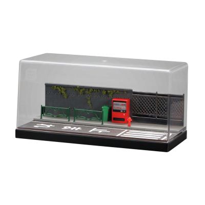 1/64 Scale Model Car Display Case Parking Space Home Decor for Collectors Street Scene Decorative for Toy Cars Layout Diorama, Style A