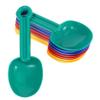 BESPORTBLE 8pcs Beach Shovel Portable Mini Sand Scoops in Red Yellow Blue Green Plastic Sand Digging Tools for Creative Outdoor Play and Sandcastle Building view 1