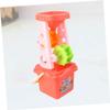 Beaupretty Interactive Beach with Sand Bucket Shovel and Sand Clock Lightweight Safe Abs Plastic for Outdoor Play and Creative Fun for Orange view 2
