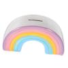 Abaodam Creative Ceramic Rainbow Saving Pot Piggy Bank for Lovely Desktop Ornament Money Storage Box Family Encourages Saving Habits view 1