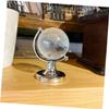 FUNNETOYU 2pcs Creative Mini Geographic Globe Decor Rotatable Desktop Ornaments Made of High Borosilicate Glass Compact and Textured World Globe Models for Office and Home Decoration view 2