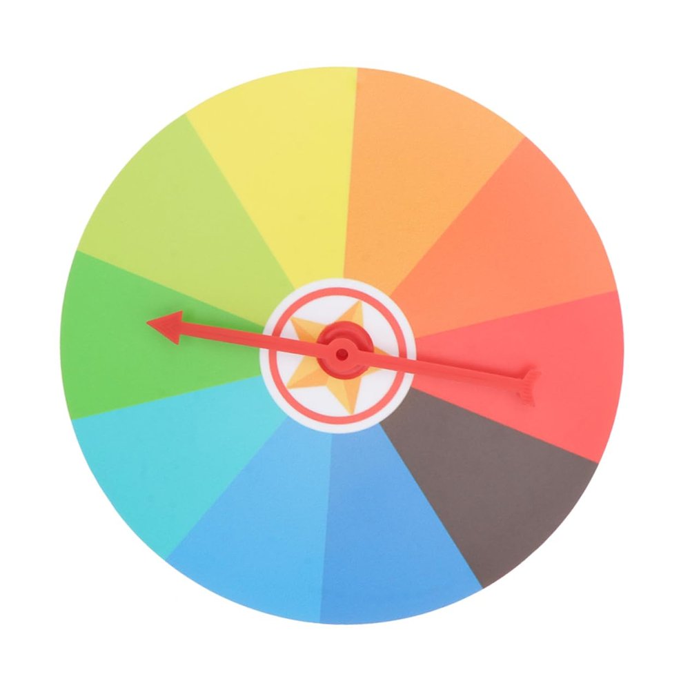 ADOCARN Educational Prize Wheel Multiplication Learning Turnplate for Classroom Parties Fundraisers Lightweight Portable Draw Game Wheel Creativity and Hand Eye Coordination