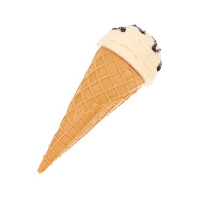 COOLHIYA Lifelike Ice Cream Model Figurine Bright Color Artificial Cone Display Prop for Photography Shop Decoration Food Sample Safe Material