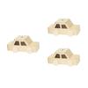 Abaodam 3pcs Unfinished DIY Wooden Piggy Banks for Creative Doodle Coin Change Containers Hand Painted Craft Savings Boxes Friendly Smooth Texture view 1