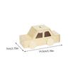 Abaodam 3pcs Unfinished DIY Wooden Piggy Banks for Creative Doodle Coin Change Containers Hand Painted Craft Savings Boxes Friendly Smooth Texture view 2