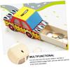 Abaodam 3pcs Unfinished DIY Wooden Piggy Banks for Creative Doodle Coin Change Containers Hand Painted Craft Savings Boxes Friendly Smooth Texture view 3