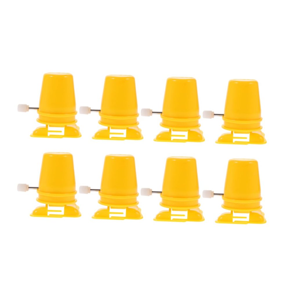 BESPORTBLE 8pcs Clockwork DIY Movement Parts Plastic Craft Accessories for Wind Up Robot Clay Crafts Educational Handmade Clockwise Mechanism