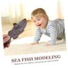 Beaupretty Realistic Grouper Fish Figurine Plastic Simulation Model for Aquarium Decoration Lightweight Artificial Sea Fish for Educational Biology Learning view 4