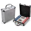 END THE WOKENESS Trump Themed Poker Case Set, 2 Card Decks, 100 Political Chips, 5 Dice, Premium Storage Case, Trump & Biden Design view 1