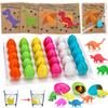 30 Pack Valentines Day Cards for Kids School - Small Hatching Dinosaur Eggs Valentines Day Gifts for Kids Classroom - Funny Dino Valentine Exchange Cards Bulk for Toddler Boy Girl Class Party Favors view 1