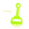 BESPORTBLE 8pcs Beach Sand Dig Shovels Set Lightweight Plastic Sand for Boys and Includes Square and Curved Shovels Rake and Hourglass for Beach Park Backyard Play Random Color view 2