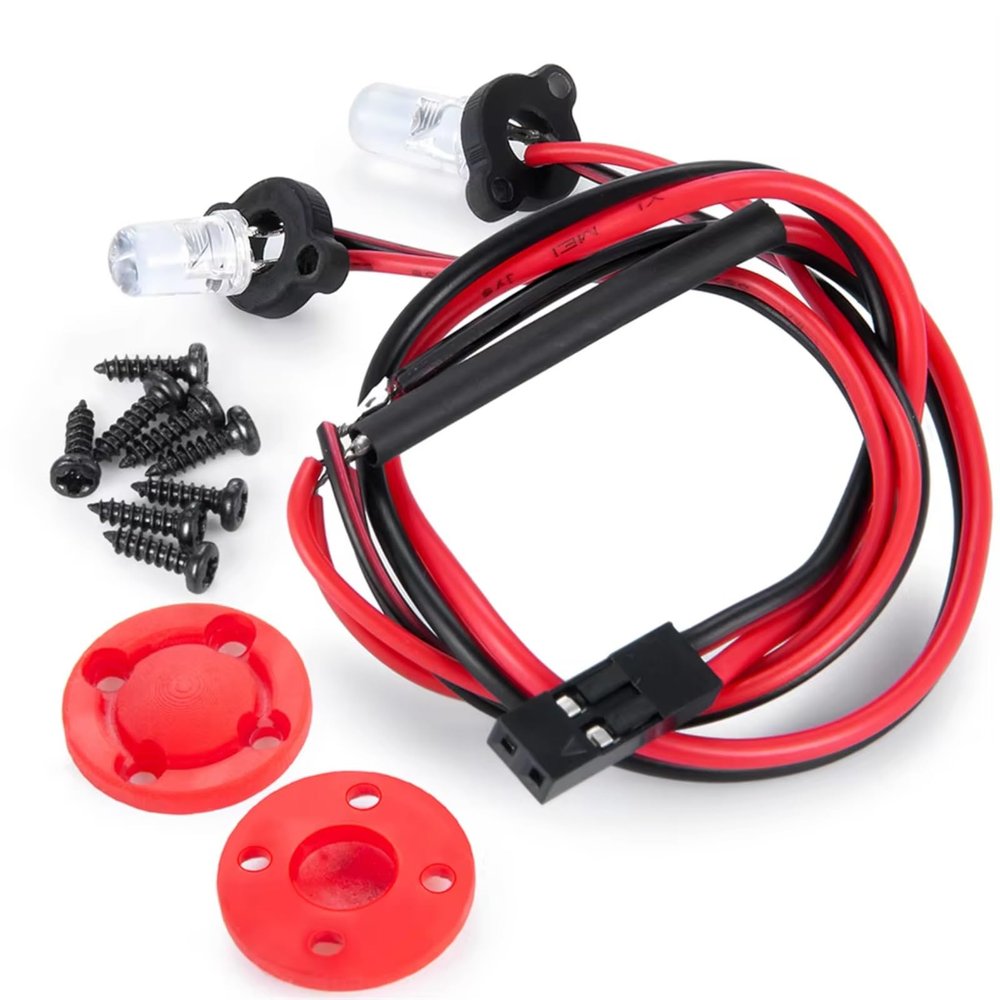 RC Car Light Strips Kit For Vanquish Products VS4-10 For Phoenix VPS09007 1/10 RC Car Light Headlights Taillight RC Crawler Car Upgrade Parts(Taillight)