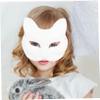 Beaupretty 10pcs DIY Fox Mask for Women and Blank Paintable Paper Pulp Masquerade Masks for Halloween Cosplay Birthday and Carnival Party Dress Up Safe Material view 3