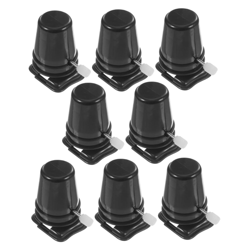 Abaodam 8pcs Wind Up Robot Movement Clay Craft Accessories Reusable Plastic Parts for DIY Handmade Walking Robot and Repair Supplies