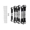for Tamiya for TT02B 1/10 RC Car Upgrade Parts Accessories 7Pcs Steel Steering Link Rod Linkage Servo Rod Set Replacement Parts RC Accessories view 1