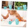 Toyvian 3 Sets Miniature Gardening Tool Lightweight Simulation Watering Can Shovel Rake for DIY Garden Decor and Bonsai Accessories Small Plant Enthusiasts view 3