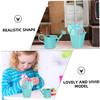 Toyvian 3 Sets Miniature Gardening Tool Lightweight Simulation Watering Can Shovel Rake for DIY Garden Decor and Bonsai Accessories Small Plant Enthusiasts view 4