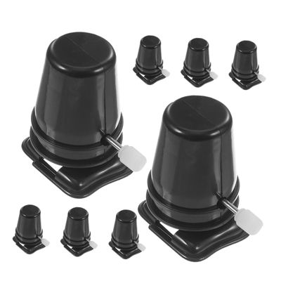 SKISUNO 8pcs Clockwise Windup Movement Replacement Parts for DIY Clay Craft Reusable Plastic Mechanism Kit for Plaything Clockwork Robot Accessories