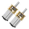 POPETPOP 2pcs Micro Dc Motors Reduction Electric Motors for Rc Cars Robotics DIY Models High Torque for Hobby Vehicles and Drones view 1