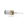POPETPOP 2pcs Micro Dc Motors Reduction Electric Motors for Rc Cars Robotics DIY Models High Torque for Hobby Vehicles and Drones view 2