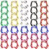 36 Pcs Tambourine Percussion Musical Instrument Plastic Tambourine with 4 Jingle Bells Mini Handheld Tambourine Bulk Kids Adults Noise Makers for Party School, 8 Colors view 1