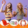36 Pcs Tambourine Percussion Musical Instrument Plastic Tambourine with 4 Jingle Bells Mini Handheld Tambourine Bulk Kids Adults Noise Makers for Party School, 8 Colors view 3