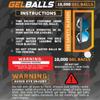 MHHE,100k Orange Gel Ammo for Gel Ball Blasters (7-8 mm,10 Packs,10000 Pieces Per Pack), Hydrogel Balls for Ages 14 & Up view 4