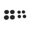Compatible with FMS for FCX24 for FCX18 1/24 Rc Car Upgrade Accessories Parts 8Pcs Metal Front and Rear Axle Gears RC Assortment view 1
