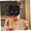 Abaodam Foxes Style Halloween Mask with Elastic Band Half Face Fox Cosplay Mask for Men Women Masquerade Ball Party Carnival Festival Costume view 2