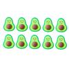 Abaodam 18pcs Cartoon Avocado Erasers for Study Stationery Bulk Student Erasers Safe Painting Classroom Prizes Random Style Green view 1