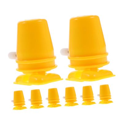 Beaupretty 8pcs Wind Up Robot Movements Plastic Clockwork Clay Craft Accessories DIY Parts for Repairing and Handmade School Supplies
