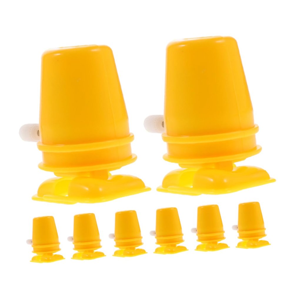 Beaupretty 8pcs Wind Up Robot Movements Plastic Clockwork Clay Craft Accessories DIY Parts for Repairing and Handmade School Supplies
