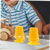 Beaupretty 8pcs Wind Up Robot Movements Plastic Clockwork Clay Craft Accessories DIY Parts for Repairing and Handmade School Supplies view 3