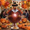 6pcs Thanksgiving Turkey shaped Balloon Event Decoration Party Decoration Balloon Launch view 3