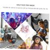 Abaodam 2pcs Halloween Party Decorative Fox Mask Sakura Fox Half Masks for Cosplay Costume Unique Stylish Animal Masquerade Props for Fancy Dress and Themed Events view 3