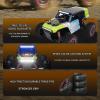 Authticar 2.4GHz RC Car, 1/16 Scale 4 Wheel Driver High Speed Remote Control Off Road Truck, All Terrain Climbing Vehicle with LED Lights, RC Vehicle for Adults Teen (Green) view 3