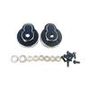 Brass Front Rear Caster Blocks for Hobby Plus 1/18 CR18P Rock Van - Upgrade Parts for Enhanced Stability and Performance(Front Set) view 2
