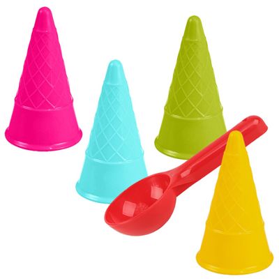 Beaupretty Sand Molds and Lightweight Mini Spoons for Portable Beach for Digging Gardening and Sandbox Beach Backyard