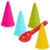 Beaupretty Sand Molds and Lightweight Mini Spoons for Portable Beach for Digging Gardening and Sandbox Beach Backyard view 1