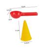 Beaupretty Sand Molds and Lightweight Mini Spoons for Portable Beach for Digging Gardening and Sandbox Beach Backyard view 2