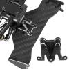 RCYouHott RC Aluminium Upgrades Part for L0S1 1/24 1/28 Micro-B(LOS00007)/Micro-T(LOS-1392) 2S 2WD,Front Bumper/Rear Wing Mount/Front Bulkhead Skid Plate/Servo Mount/Bearings Kit,Black view 4