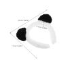 Beaupretty 4pcs Panda Ears Headband: Animal Cosplay Hair Hoop Cartoon Headwear for Costume Party, Carnival, Halloween Theme Events Face Washing Spa view 4