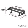 Compatible with Tamiya for TT01 for TT02 XV01 PTG2 for HSP 94123 1/10 Rc Car Upgrade Accessories Parts Metal Tail Wing Rear Spoiler RC Parts view 4